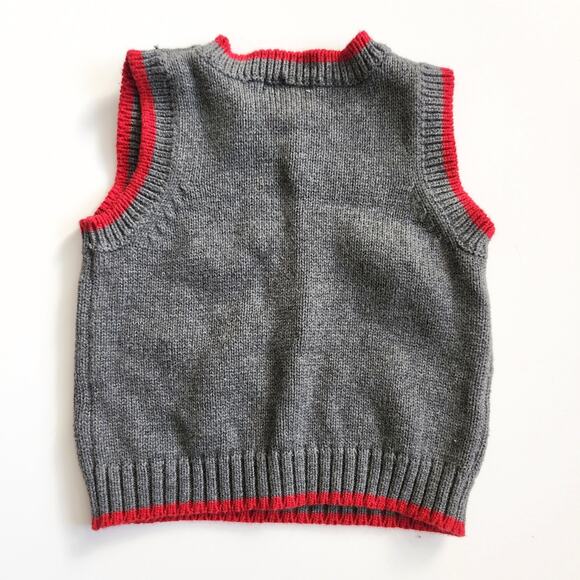 Vintage Greendog Holiday Train Sweater Vest | Baby 12 Months | Christmas Classic - Picture 5 of 7
